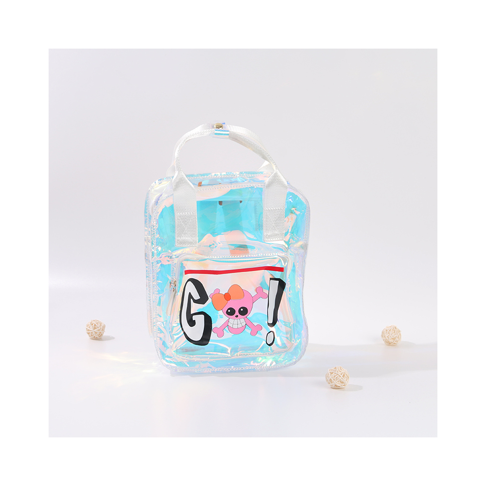 XIMI VOGUE™  Transparent Iridescent Handbag Backpack for Children