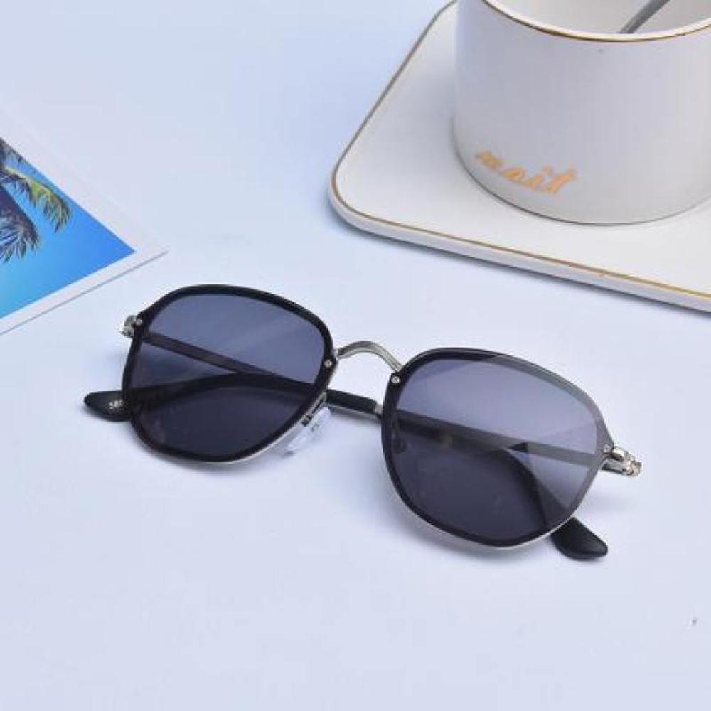 XIMI VOGUE™ Classic Style Small Frame Sunglasses-Silver Frame Gray Lens