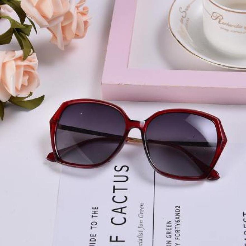 XIMI VOGUE™ High-Quality Large Frame Sunglasses-Red