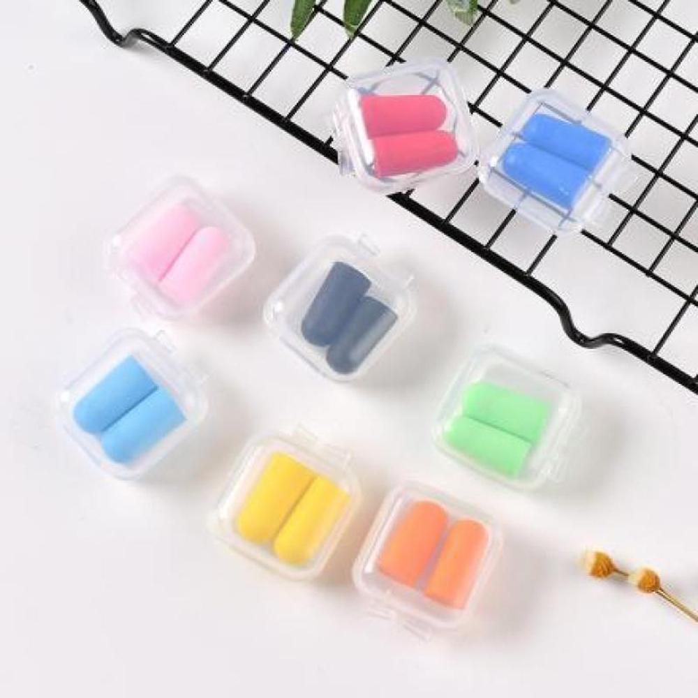 XIMI VOGUE™ Solid Color Sponge Earplug (4 Pairs)