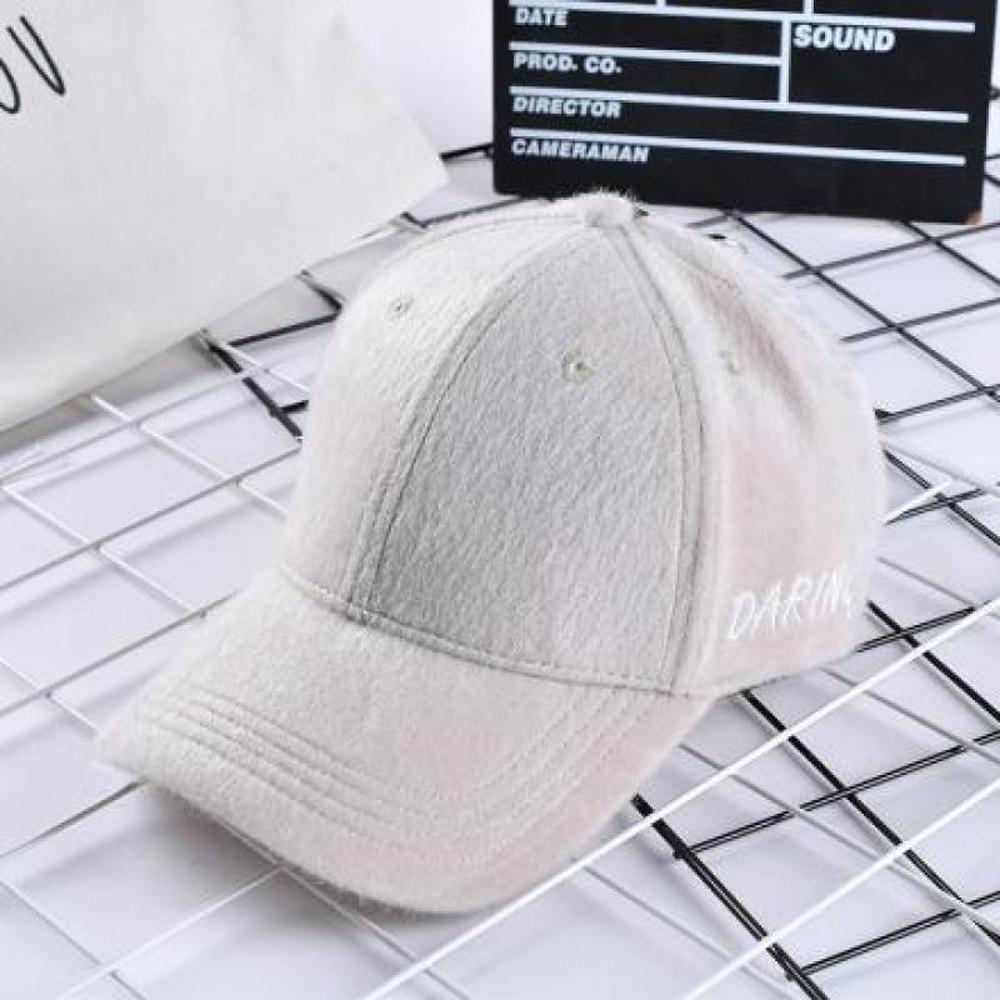 XIMI VOGUE™ Stylish Baseball Cap with Printed Long Strap(Cream Color)