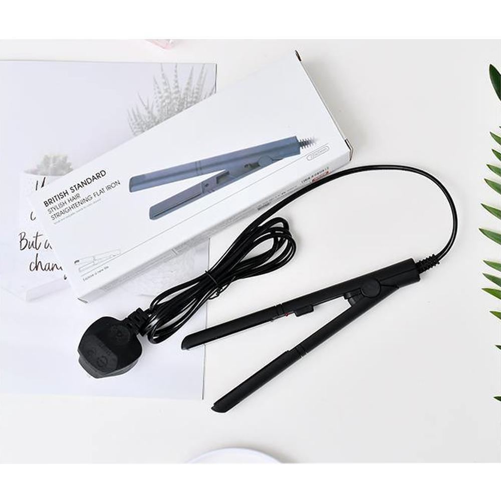 XIMI VOGUE™ Stylish Hair Straightening Flat Iron (British Standard)(Black)