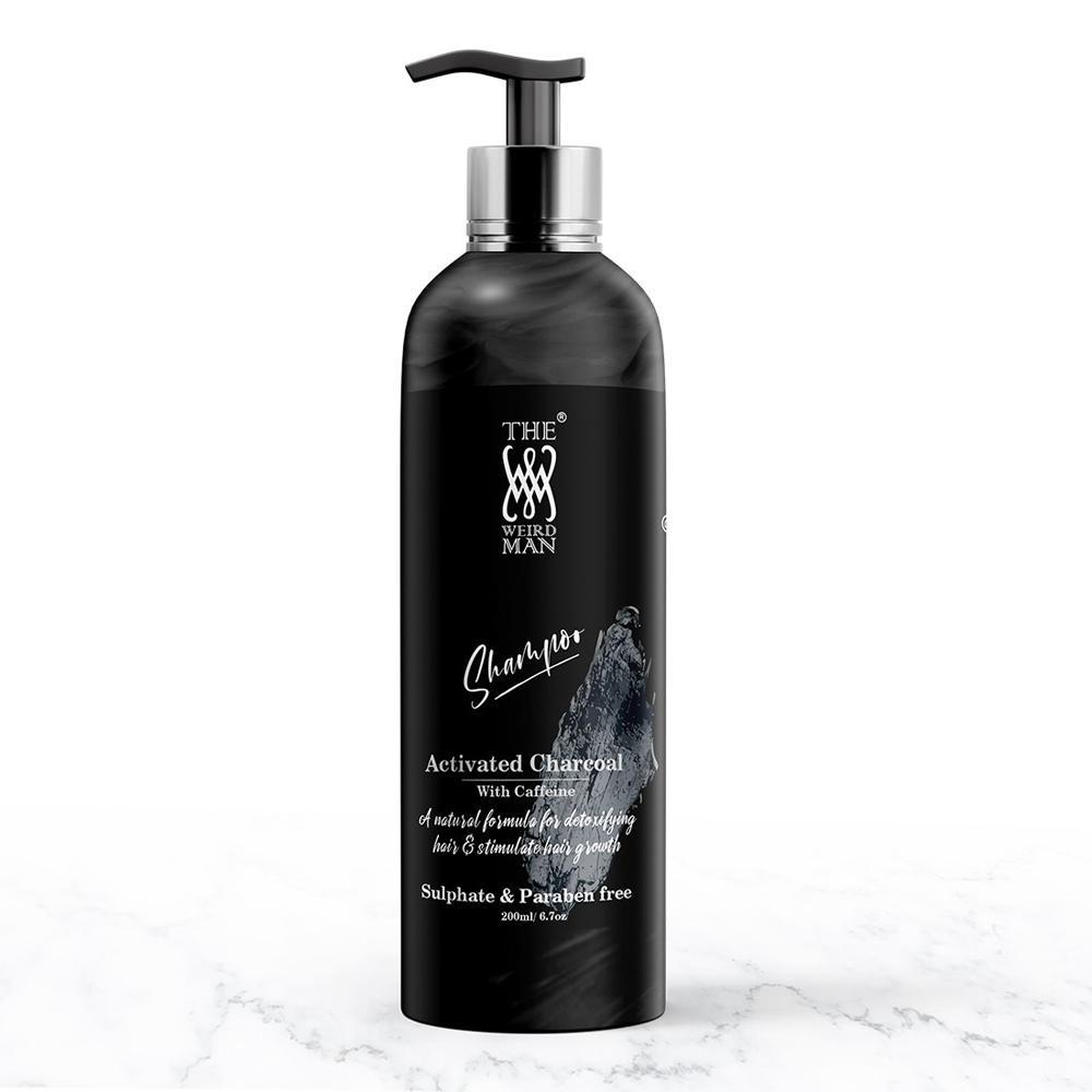 The Weird Man Activated Bamboo Charcoal Shampoo With Caffeine (200 ml)