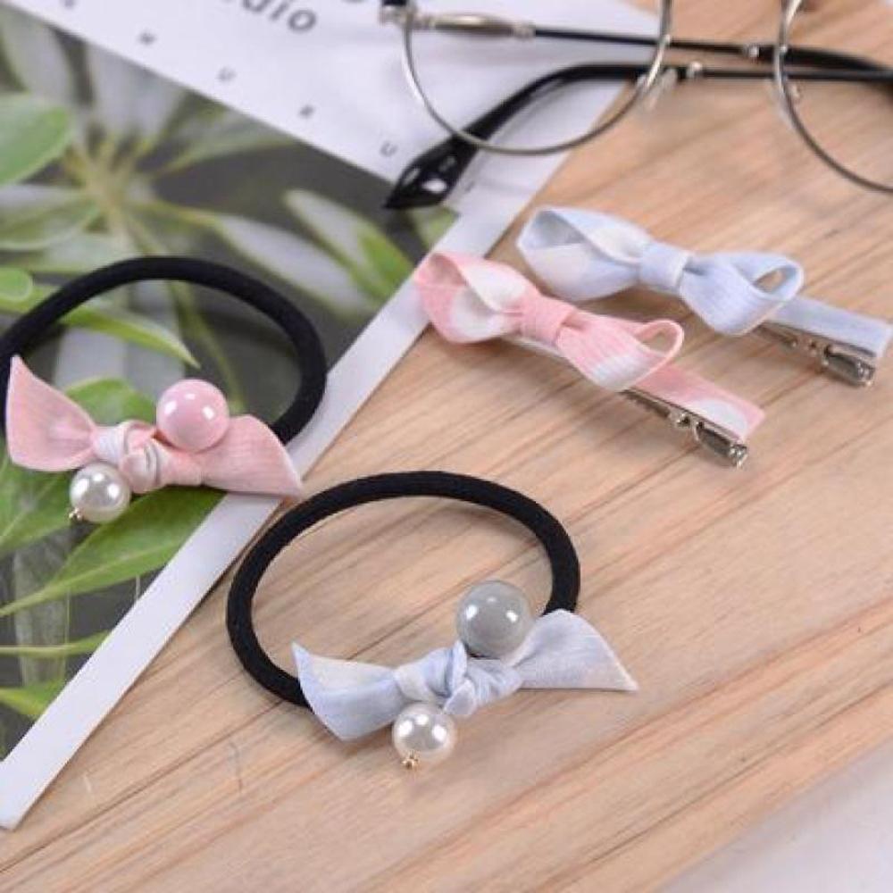 XIMI VOGUE™ Dotted Hair Rope and Hair Clip Set