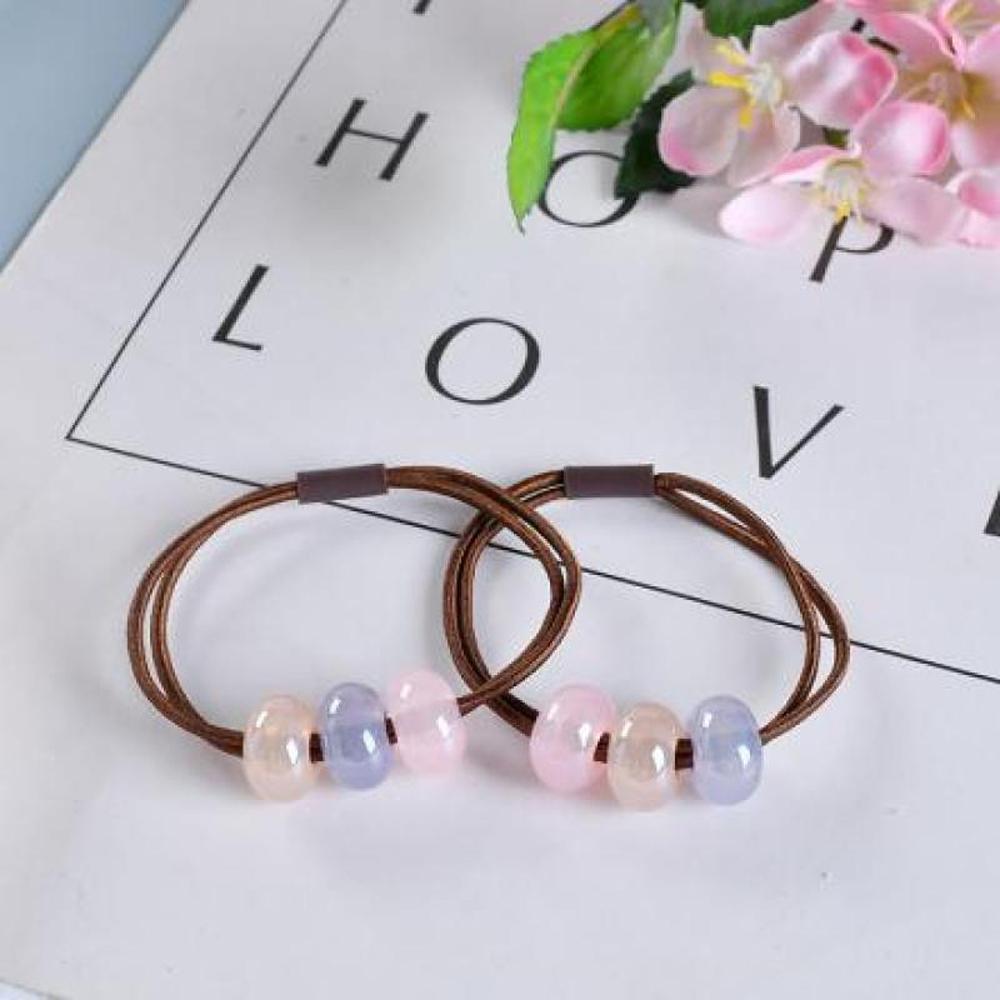 XIMI VOGUE™ Bead Hair Ropes (2 pairs)