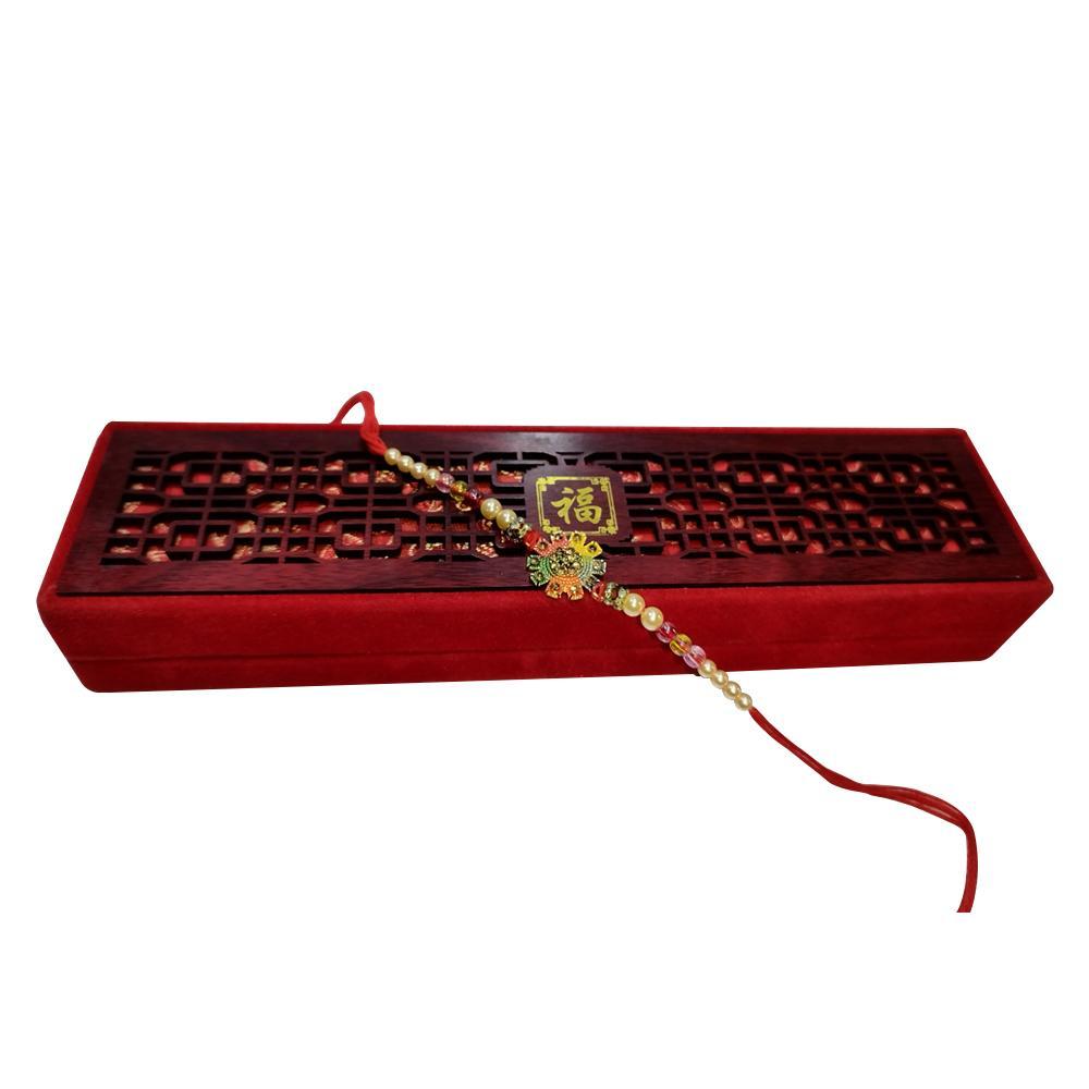 Rakhi with Flowers Beads and Stones Rakhi Raksha bandhan Designer Rakhi for Bhaiya (Pack of 12)