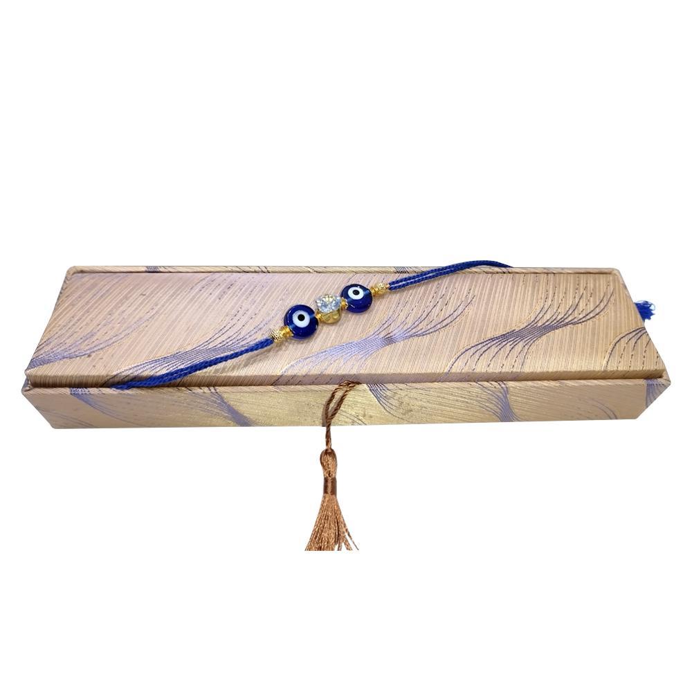 Rakhi with Evil eye design and Diamond butterfly design  Rakhi Raksha bandhan Designer Rakhi for Bhaiya (Pack of 12)