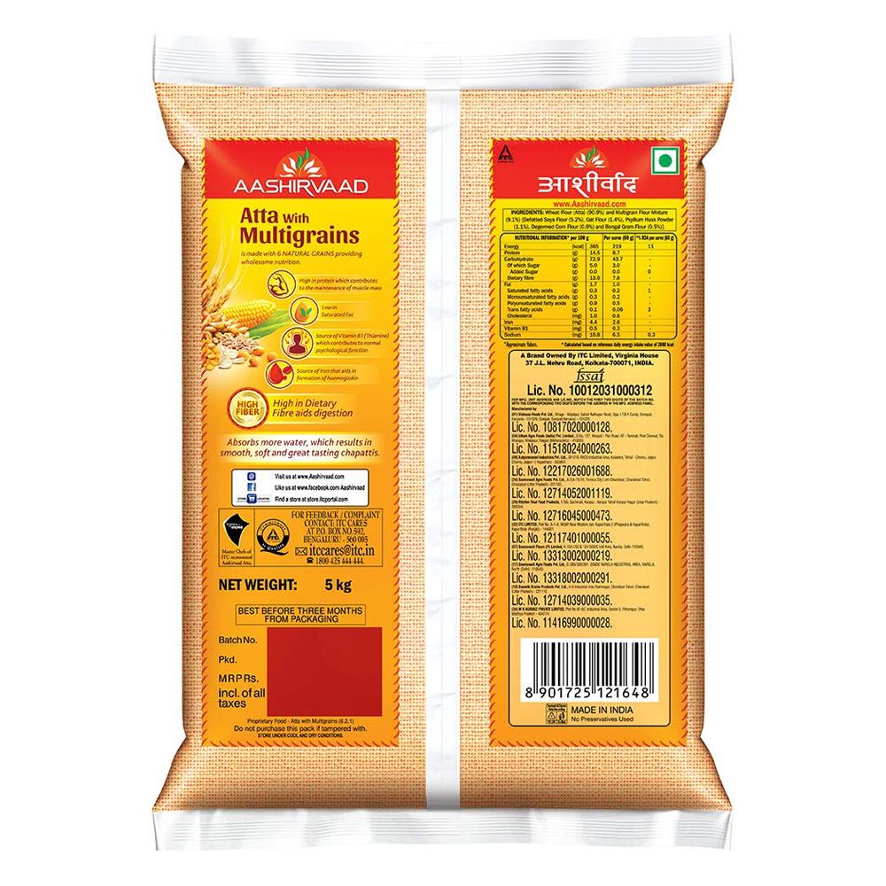 Aashivaad Multigrain Atta 5Kg