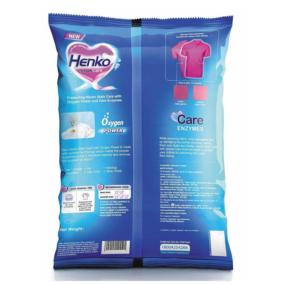 Henko Detergent Powder 3Kg