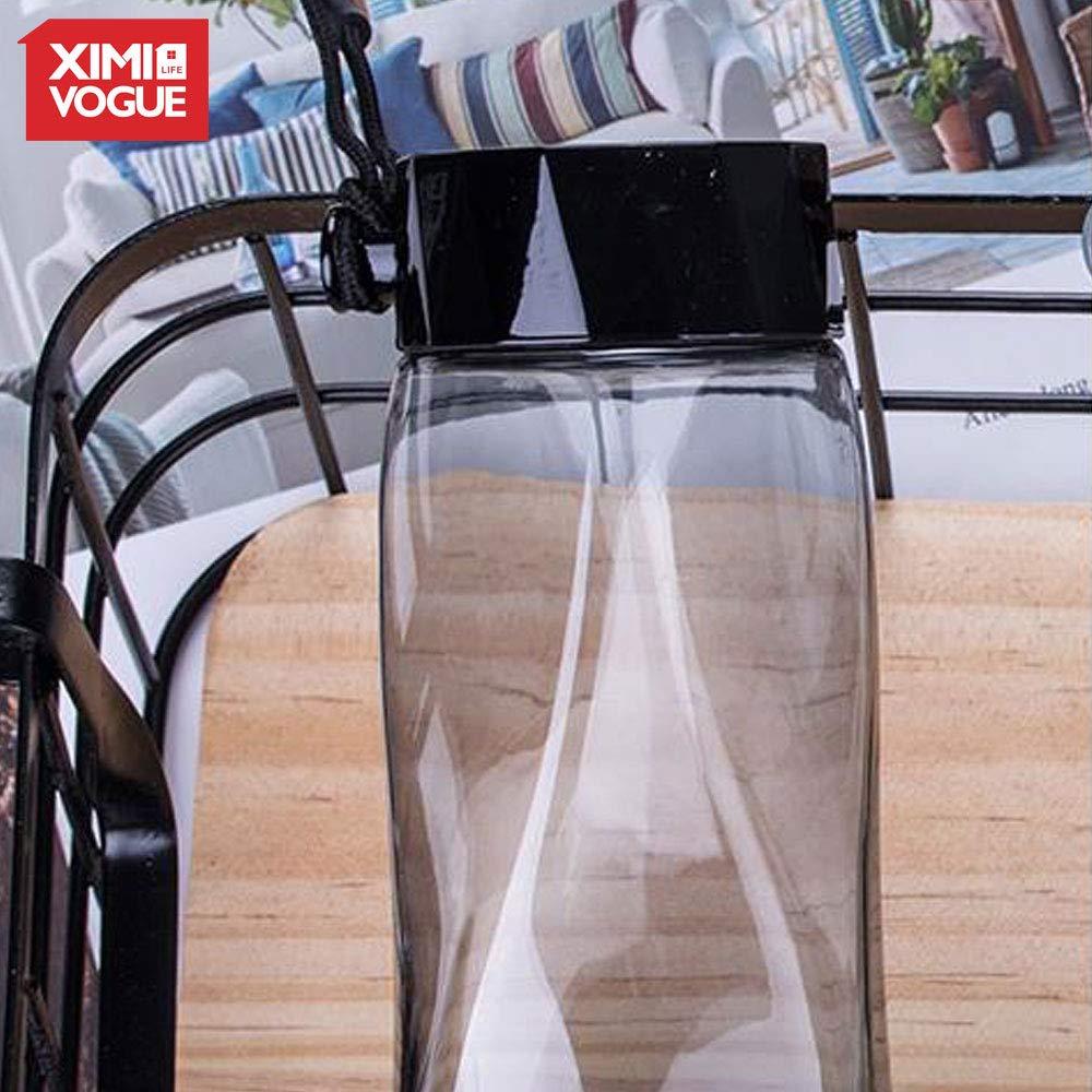 XIMI VOGUE™  Diamond Cut Plastic Water Bottle (600ml/21oz)