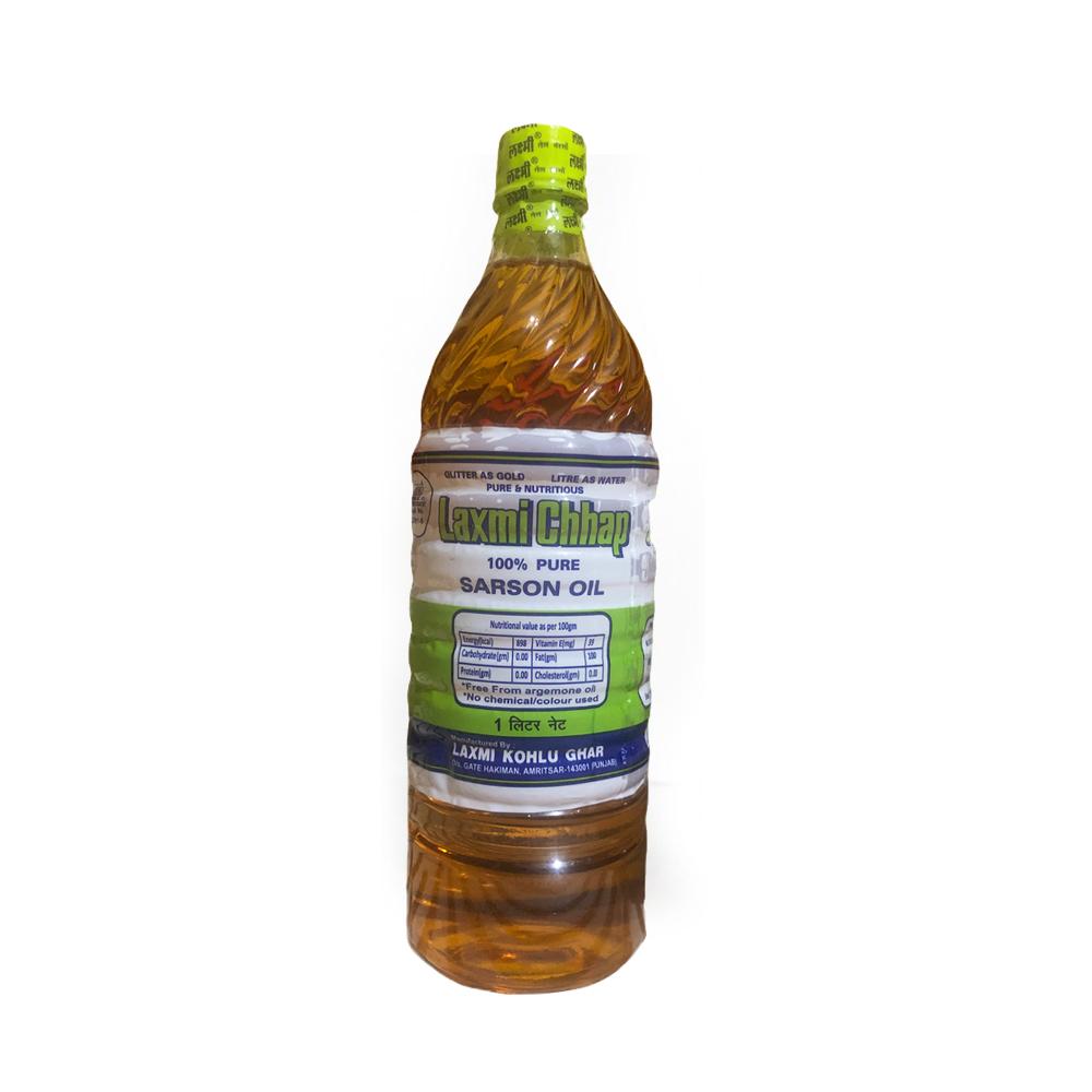 LAXMI Chhap Mustard Oil, 1Ltr