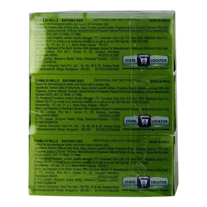 Fiama Di Wills Soap Clear Springs, 3N (125 g Each)