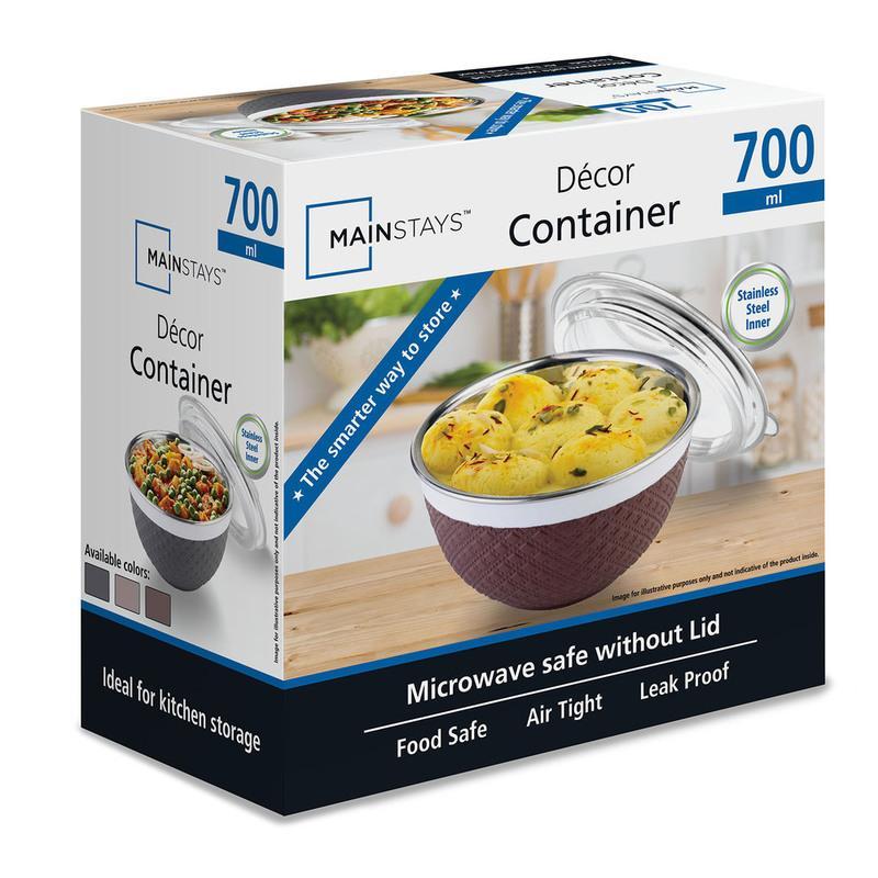 Mainstays 700 ml Decor Container 1 N