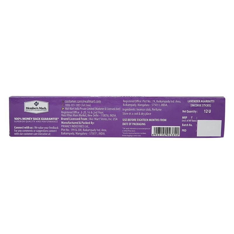 Member's Mark Agarbatti Lavender