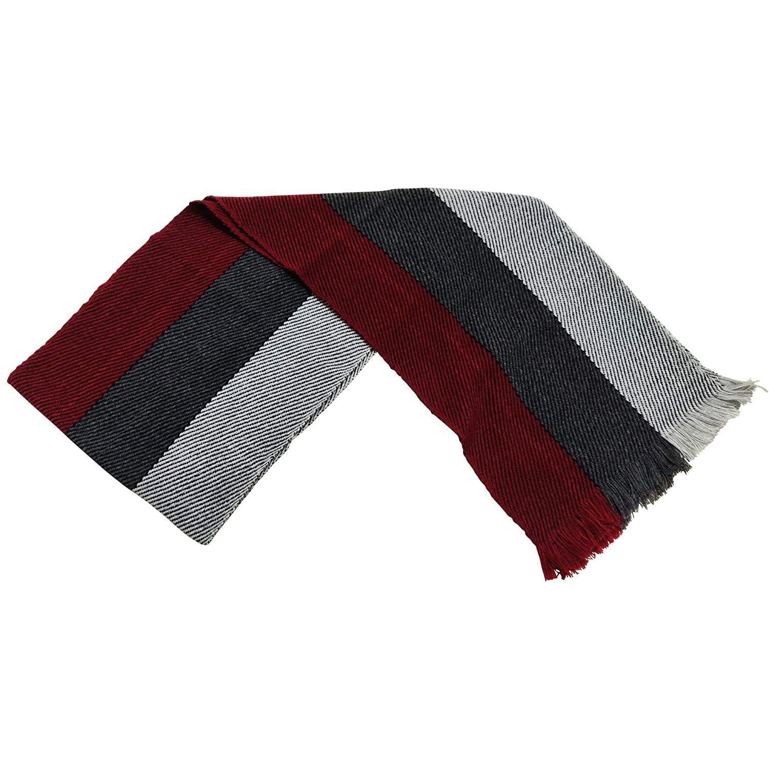 Graceway Men And Women Black Woolen Muffler For Winter Season