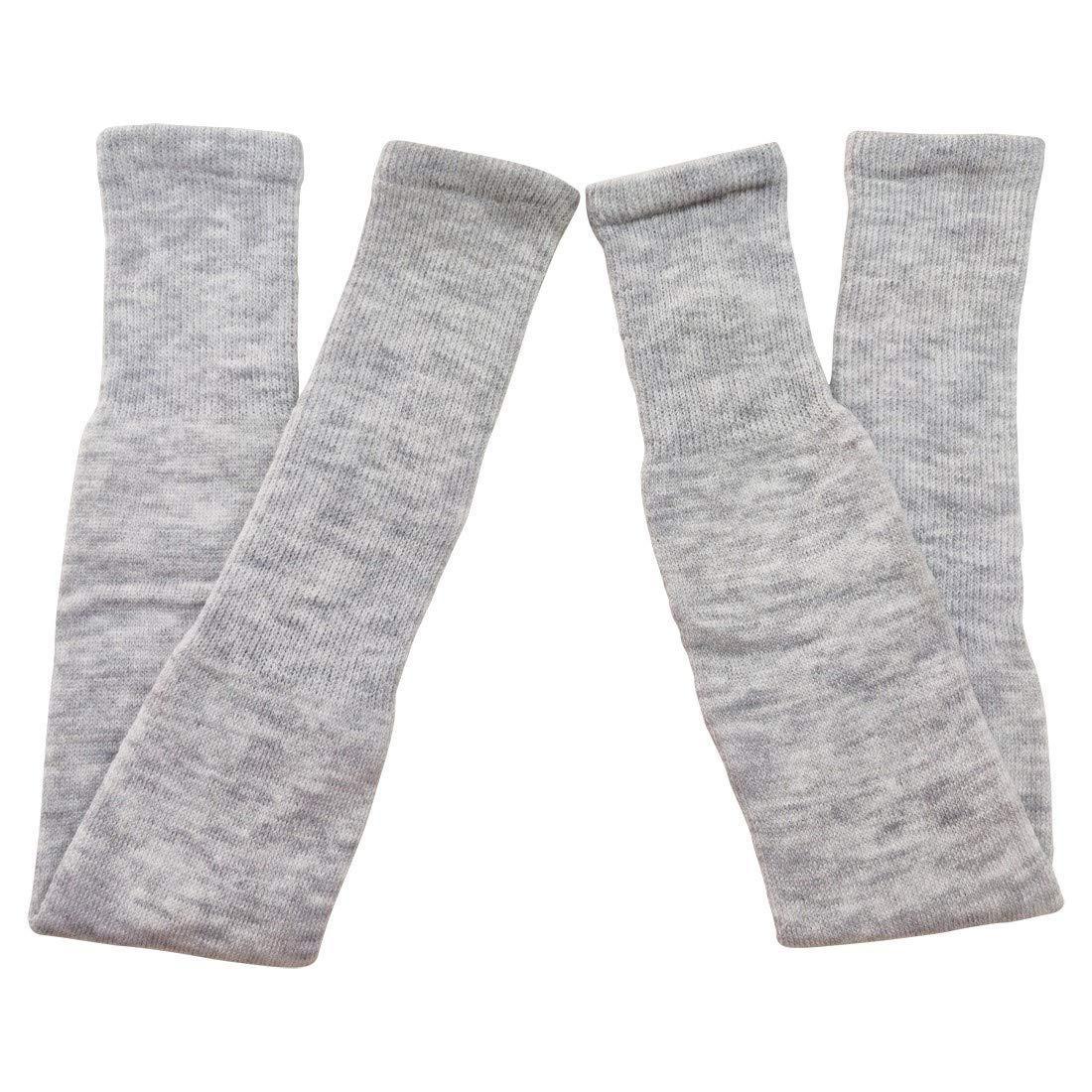 Graceway Men And Women Acro Wool Knitted Leg Warmer With Cushion Inside For Soft Support (Grey)
