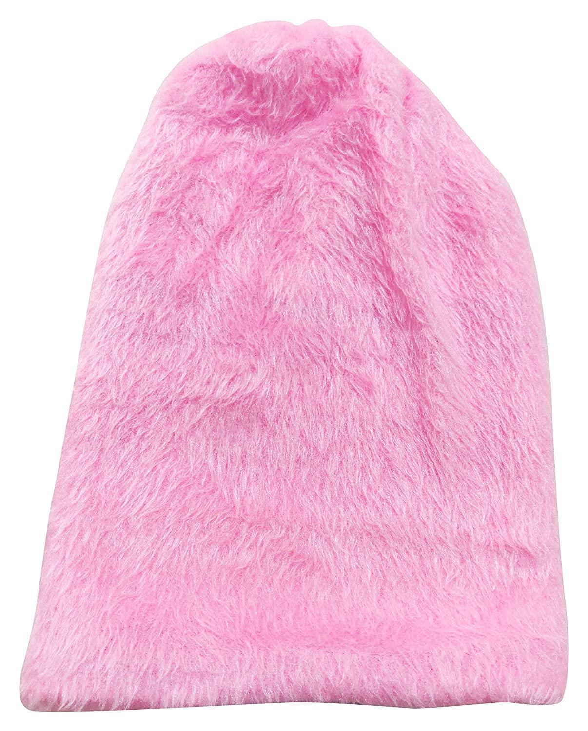 Graceway Kids Boy And Girl Knitted Acro Wool Cap With Fur Inside For Winter Season (Red)