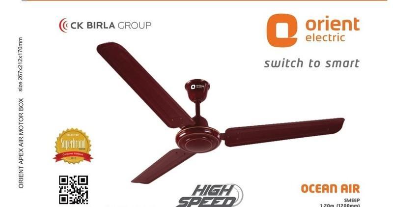 Orient 75 w Ocean Air Ceiling Fan 1 N