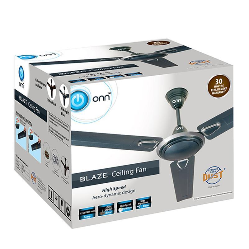 ONN Blaze Anti Dust Ceiling Fan 1 N