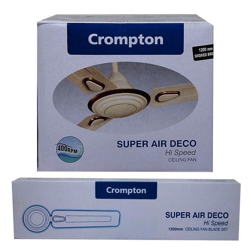 Crompton Ceiling Fan Model Super Briz Deco, 1 N