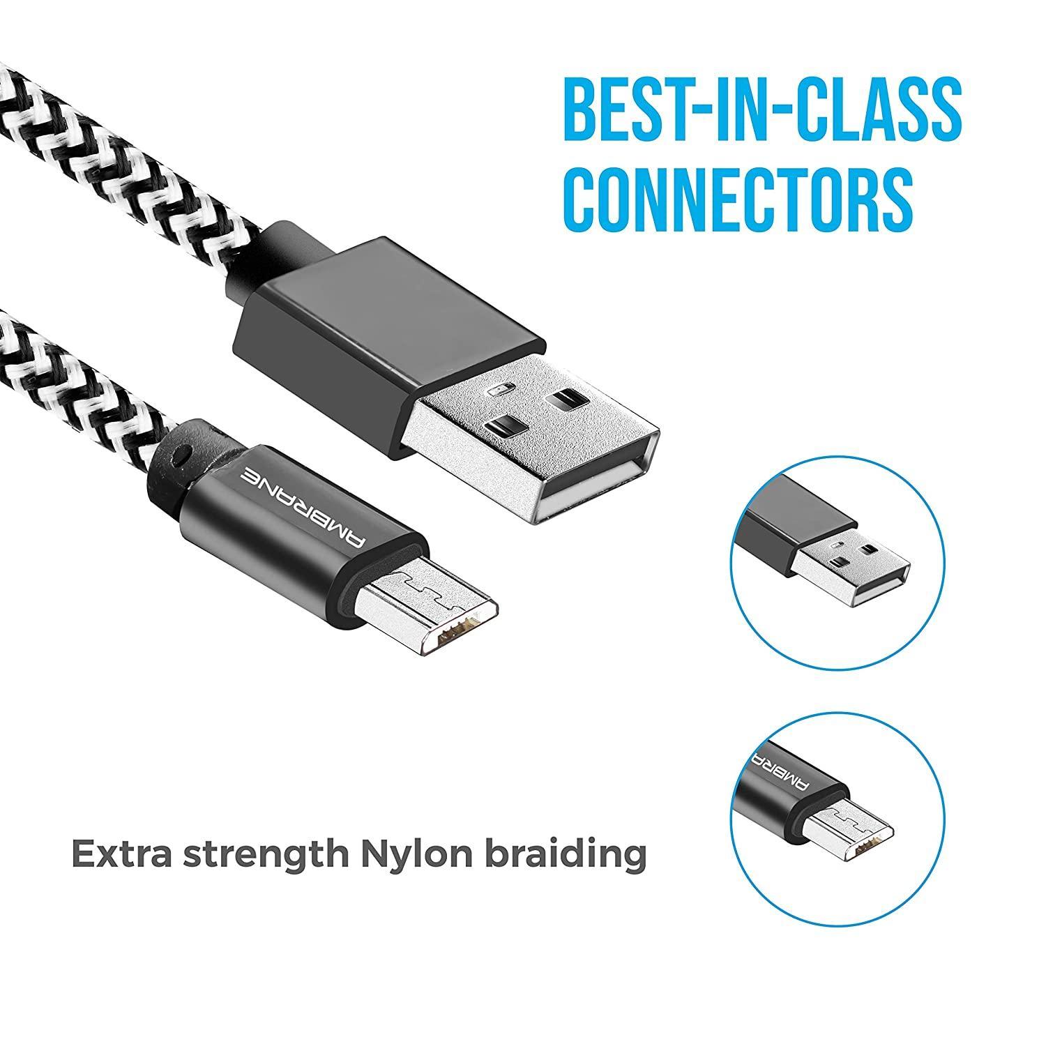 Ambrane USB Charging Cable Length 1.5 m, 1 N