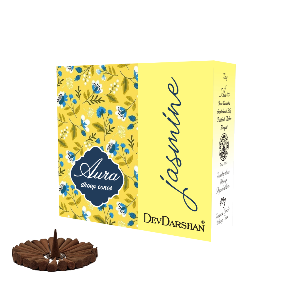DevDarshan Aura Cones Jasmine Cone