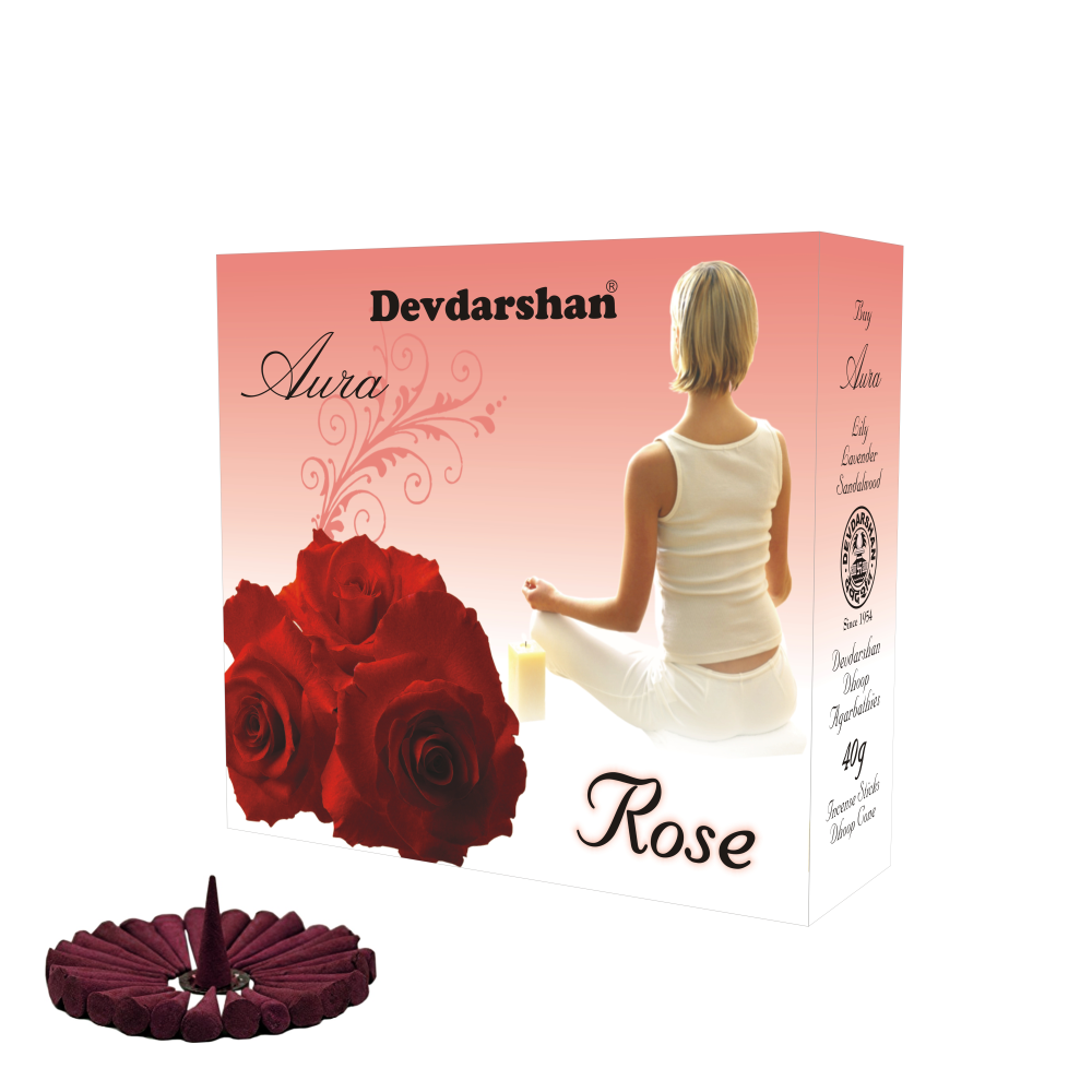 DevDarshan Aura Cones Rose Cone