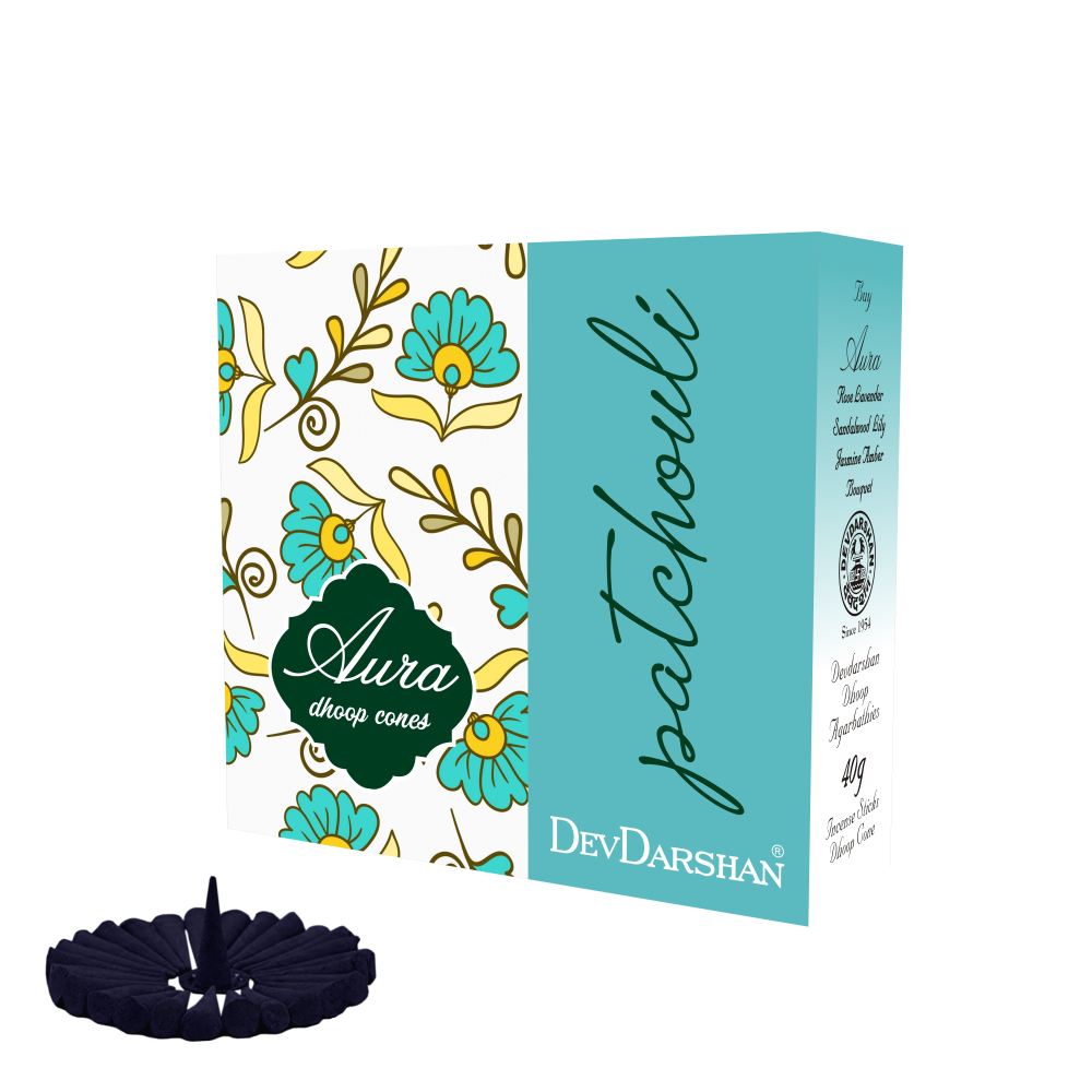 DevDarshan Aura Cones Patchouli Cone