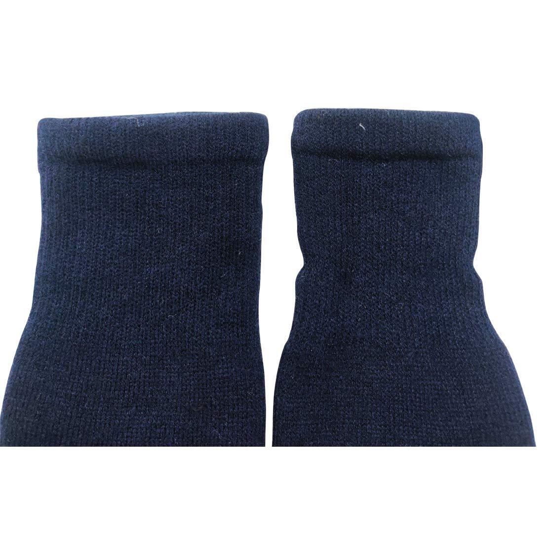 Graceway Men And Women Knitted Woolen Acro Wool Warm Kneecap With Cushion Inside For Comfort (Blue)