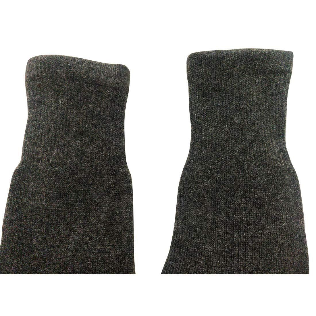 Graceway Men And Women Knitted Woolen Acro Wool Warm Kneecap With Cushion Inside For Comfort (Dark Grey)
