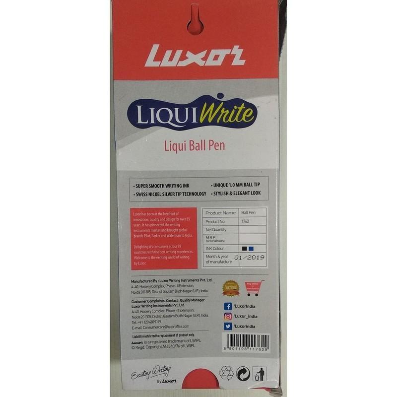 Luxor Liquiwrite Blue Ball Point Pen 20 N