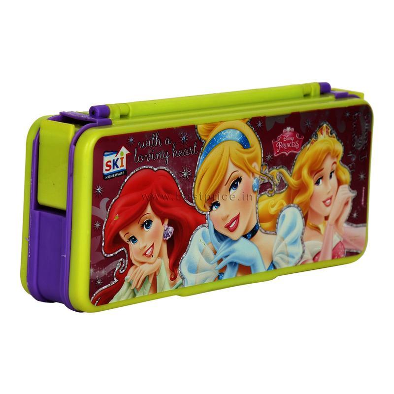 SKI Duster Double Sided Plastic Pencil Box 1 N