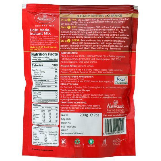 Haldiram Instant Mix Dahi Bhalla 200g