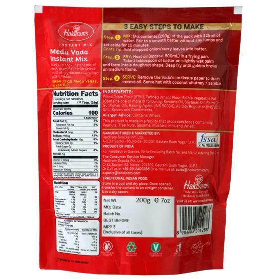 Haldiram Instant Mix Medu Vada 200gm