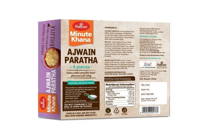Haldiram Domestic Ajwain Paratha 250g