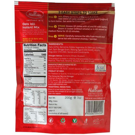 Haldiram Instant Oats Idli 200gm 