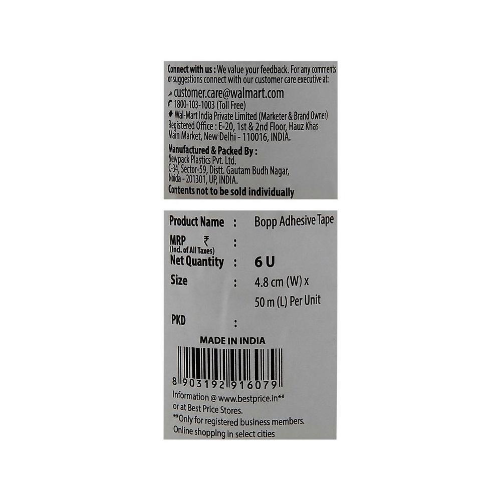 Right Buy Bopp Clear Tape Size Width 4.8 cm X Length 5 cm