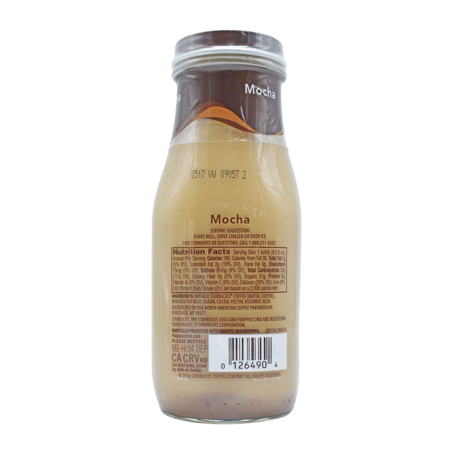 Starbucks Bottled Mocha Frappuccino Coffee Drink, 281ml