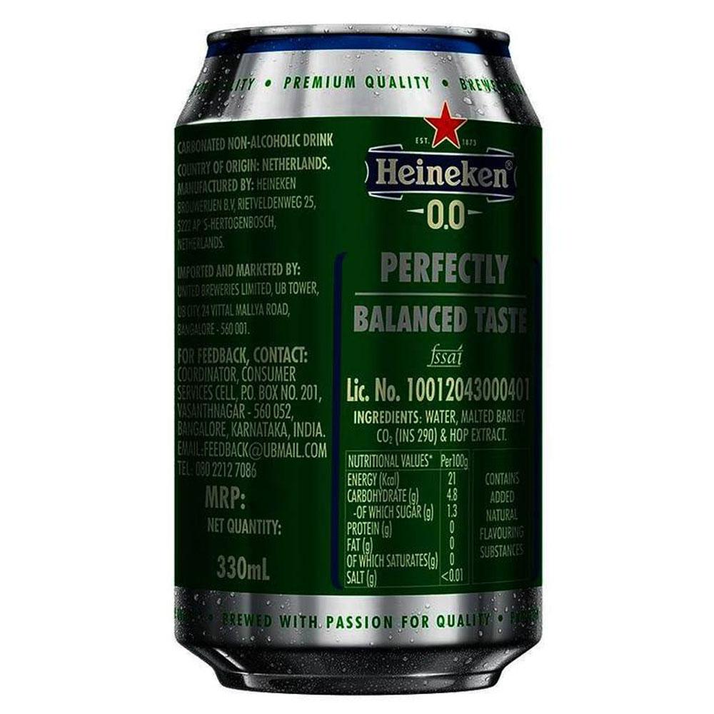 Heineken Non Alcoholic Drink Can, 330 ml