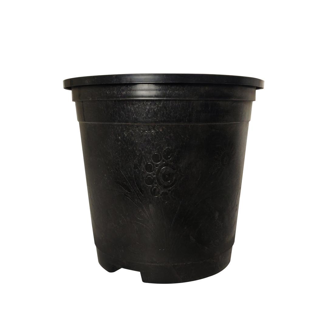 Garden 6-inch, 18cm Plastic Flower Plant Pots/Container Indoor, Set of 5 Planters with Drainage Holes