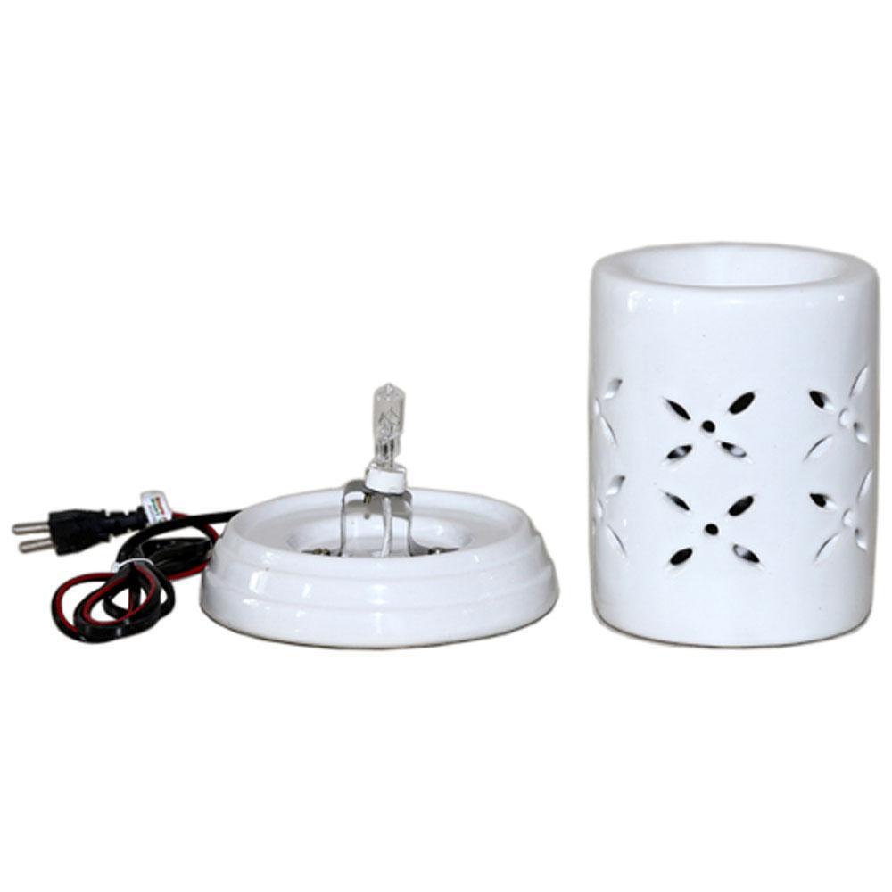 1 Pot Electric Aroma Burner Round, 1 Electric bulb