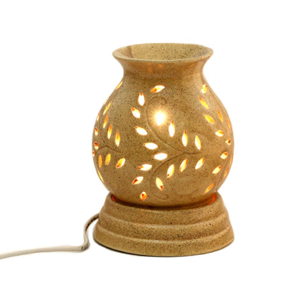 1 Pot Electric Aroma Burner Matki Shape, 1 Electric bulb