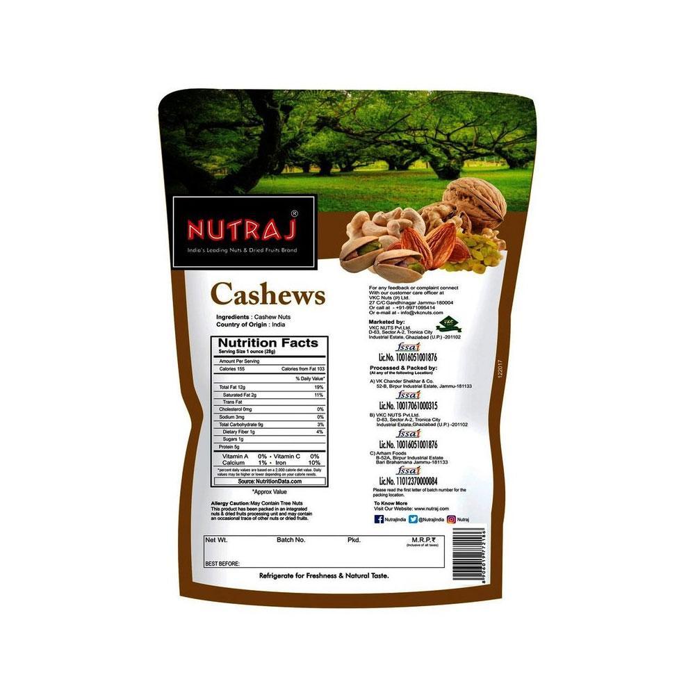 Nutraj Whole Cashew 500 g