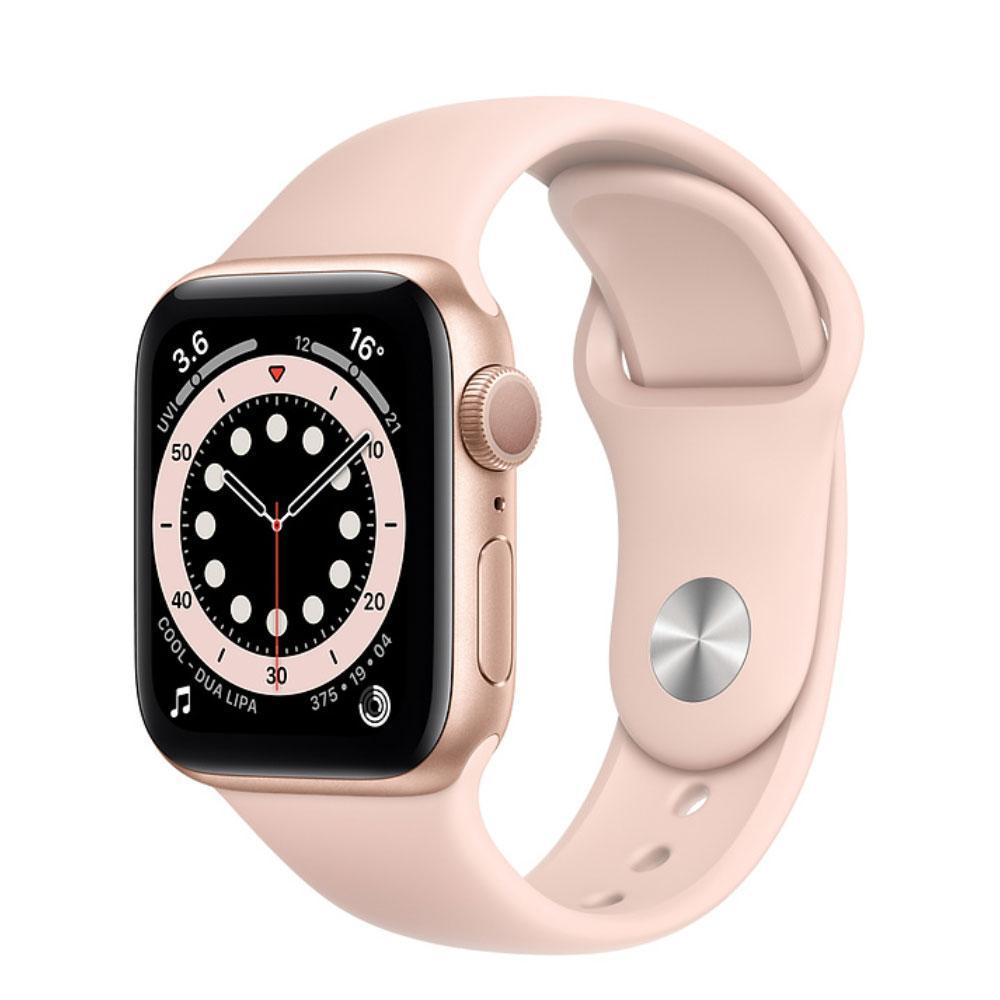 Apple Watch Series 6 MG123HN/A GPS 40mm Aluminium Case Smart Watch (Gold)                  