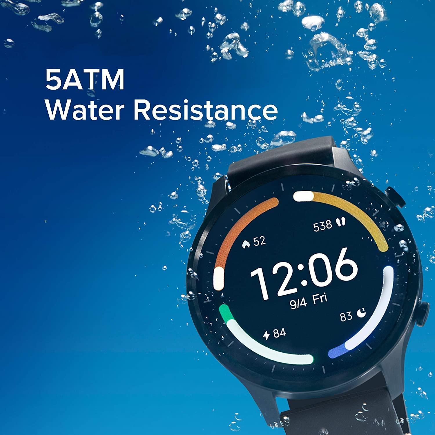Mi Watch Revolve,1.39 AMOLED Screen,5ATM Water Resistant,VO2 Max,First Beat Motion Algorithm,Stress & Sleep Management, Chrome Silver 