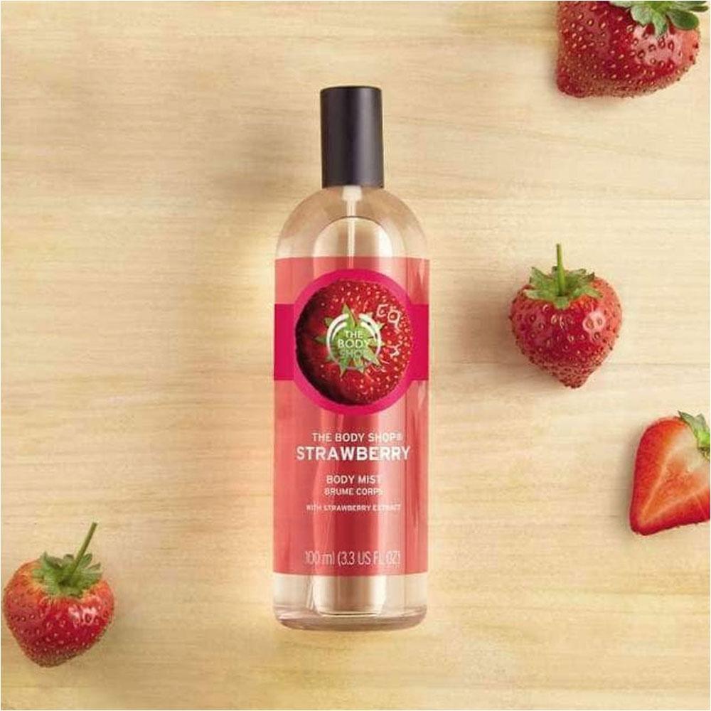 The Body Shop Strawberry Body Mist – For Women (100ml)
