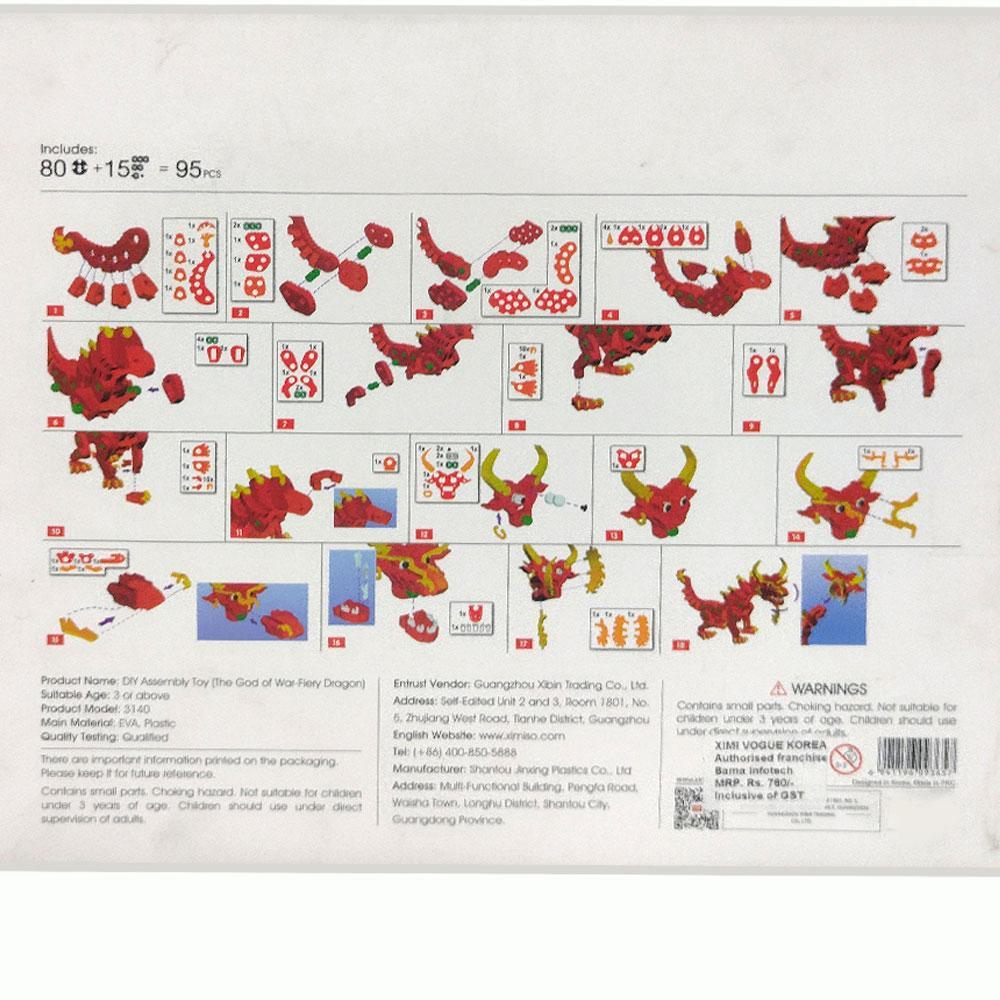 WHIZROBO  DIY ASSEMBLY TOY -DRAGON