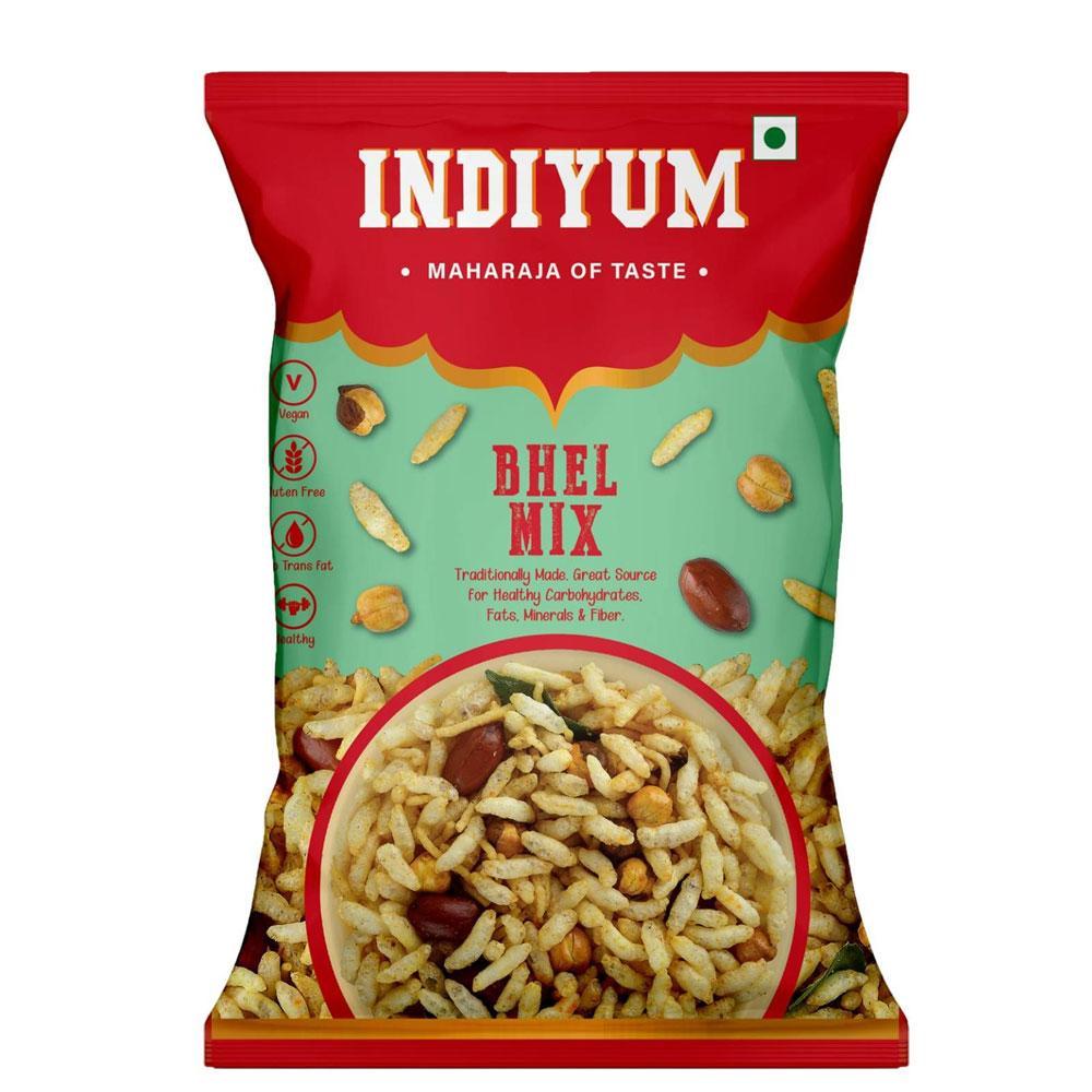 Indiyum Mixture Namkeen Combo Pack Diet Bhel Mix 840g (140g X 6 )