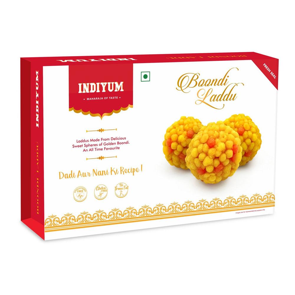 Indiyum Sweet Mithai Fresh Boondi Laddu