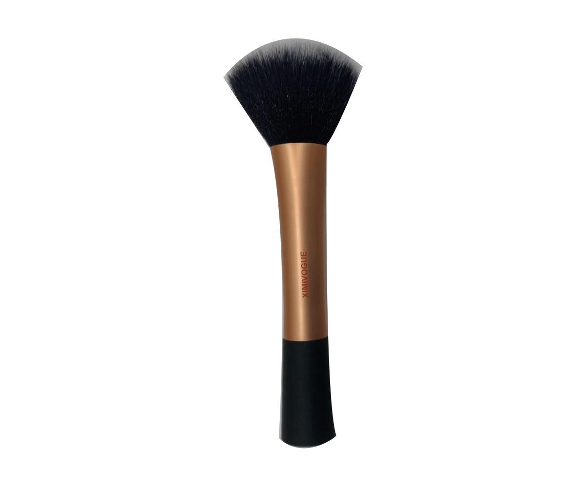 POWDER BRUSH WITH AN OBLIQUE HEAD